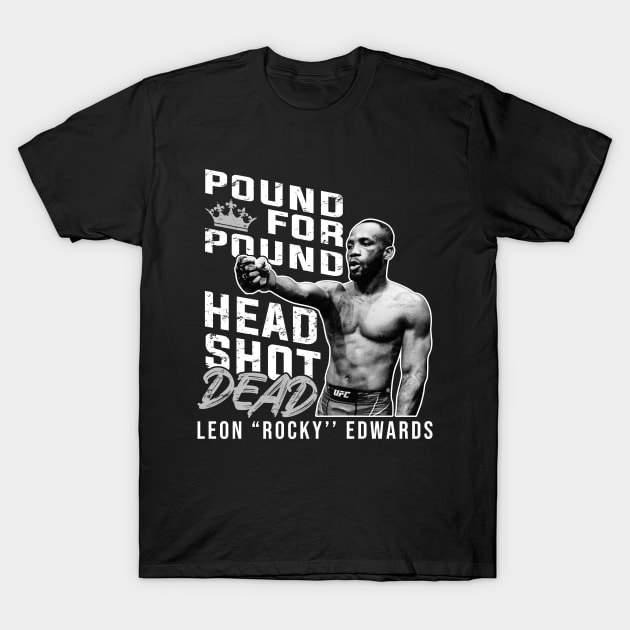 Leon Edwards Headshot T-Shirt by MMAMerch